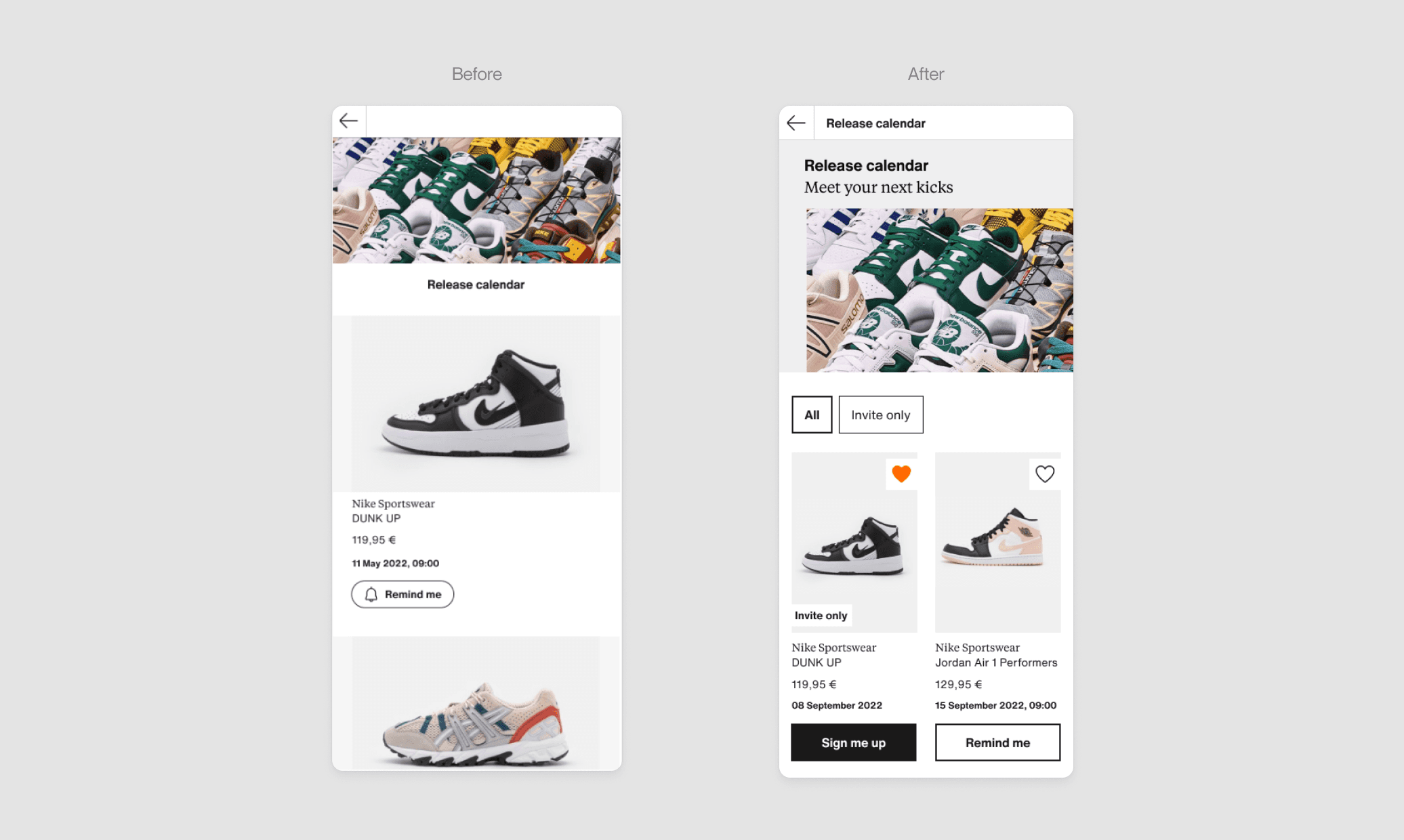 Invite Only customer journey overview